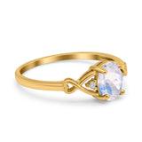 Oval Split Shank Twisted Ring