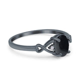 Oval Split Shank Twisted Ring