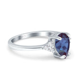 Pear Teardrop Natural Stone Classic Ring