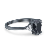 Pear Teardrop Natural Stone Classic Ring