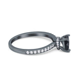 Pear Teardrop Natural Stone Wedding Ring