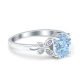 Art Deco Oval Natural Stone Butterfly Ring