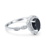 Vintage Style Pear Teardrop Natural Stone Ring