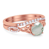 Two Piece Round Trinity Ring