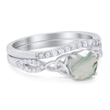 Two Piece Round Trinity Ring