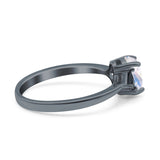Three Stone Oval Natural Stone Trio Ring
