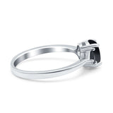 Three Stone Oval Natural Stone Trio Ring