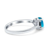 Three Stone Oval Natural Stone Trio Ring