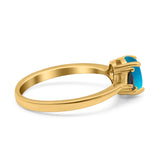Three Stone Oval Natural Stone Trio Ring