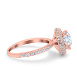 Art Deco Round Natural Stone Ring