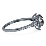Pear Teardrop Natural Stone Cluster Ring