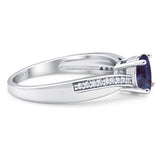 Vintage Style Round Natural Stone Twisted Ring