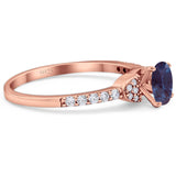 Art Deco Round Natural Stone Ring