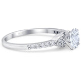 Art Deco Round Natural Stone Ring