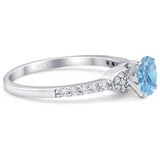 Art Deco Round Natural Stone Ring