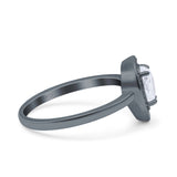 Pear Teardrop Natural Stone Wedding Ring