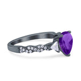 Art Deco Teardrop Pear Ring