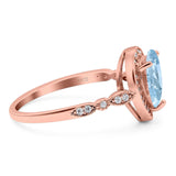 Pear Teardrop Natural Stone Wedding Ring