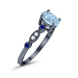 Oval Natural Stone Vintage Style Ring