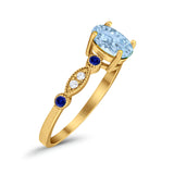 Oval Natural Stone Vintage Style Ring