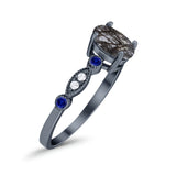 Oval Natural Stone Vintage Style Ring