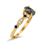 Oval Natural Stone Vintage Style Ring