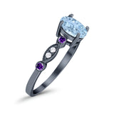 Oval Natural Stone Vintage Style Ring