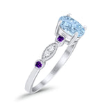 Oval Natural Stone Vintage Style Ring