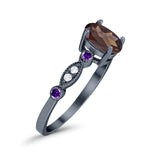 Oval Natural Stone Vintage Style Ring