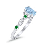 Oval Natural Stone Vintage Style Ring