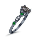 Oval Natural Stone Vintage Style Ring