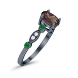 Oval Natural Stone Vintage Style Ring