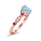 Vintage Style Oval Natural Stone Ring