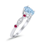 Vintage Style Oval Natural Stone Ring