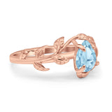 Pear Teardrop Leaf Vintage Style Ring