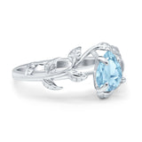 Pear Teardrop Leaf Vintage Style Ring