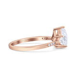Pear Teardrop Vintage Style Ring