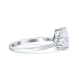 Pear Teardrop Vintage Style Ring