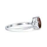Pear Teardrop Vintage Style Ring