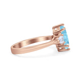 Three Stone Marquise Pear Trellis Ring