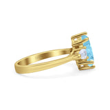 Three Stone Marquise Pear Trellis Ring