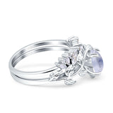 Teardrop Pear Leaf Style Ring