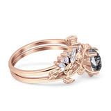 Teardrop Pear Leaf Style Ring