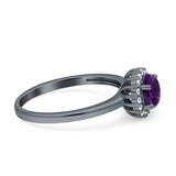 Art Deco Round Halo Vintage Ring