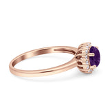 Art Deco Round Halo Vintage Ring