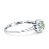 Art Deco Round Halo Vintage Ring