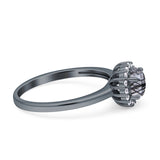 Art Deco Round Halo Vintage Ring