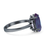 Art Deco Marquise Vintage Style Tapered Ring