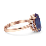 Art Deco Marquise Vintage Style Tapered Ring