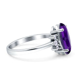 Art Deco Marquise Vintage Style Tapered Ring